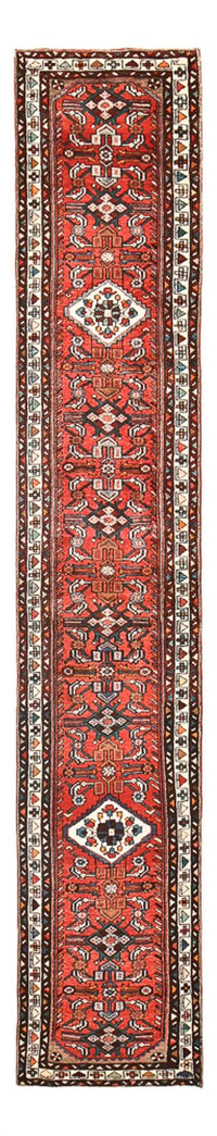 Tapis de couloir Tapis persan - Nomadic - 386 x 71 cm - rouge