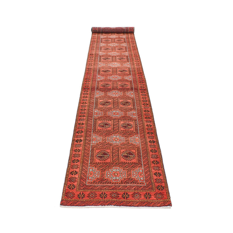 Tapis de couloir Tapis Belutsch - 573 x 86 cm - rouille