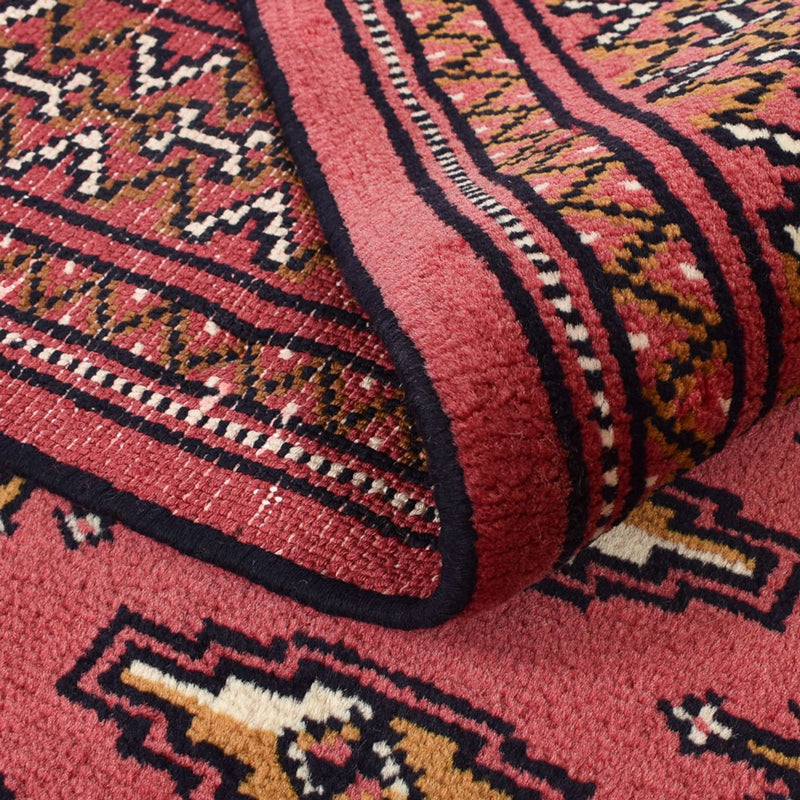 Tapis de couloir Tapis Turkaman - 285 x 105 cm - rouge
