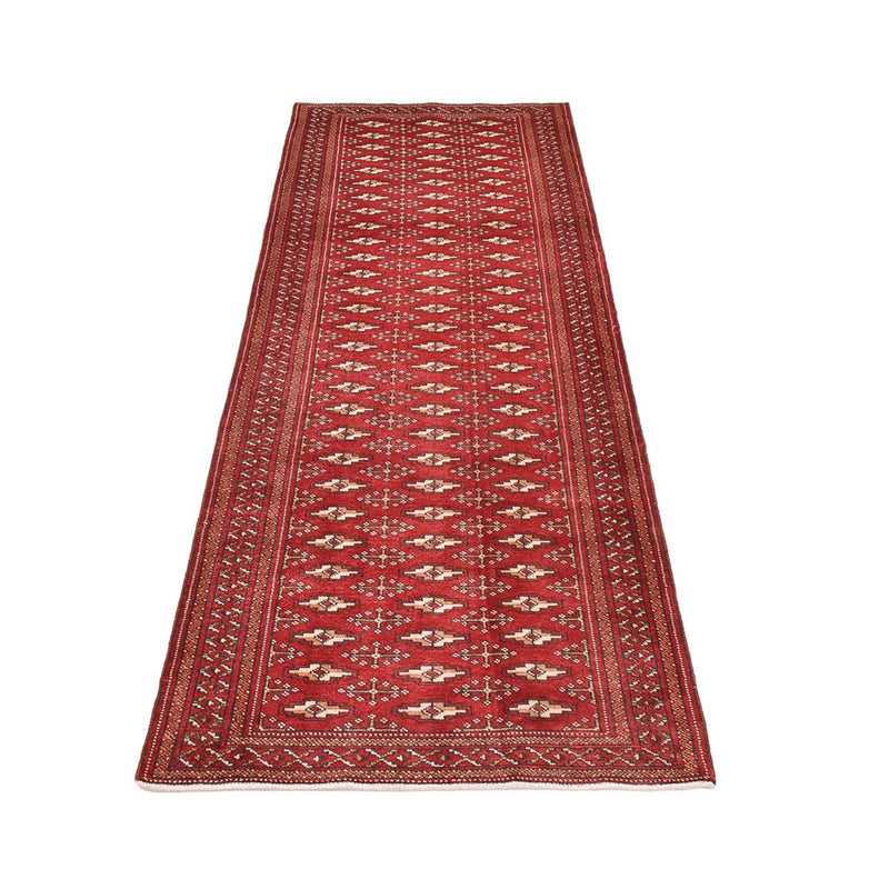 Tapis de couloir Tapis Turkaman - 274 x 96 cm - rouge