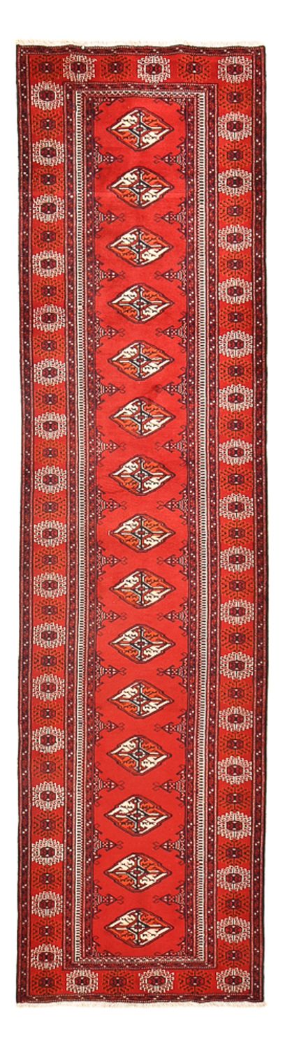 Tapis de couloir Tapis Turkaman - 353 x 89 cm - rouge
