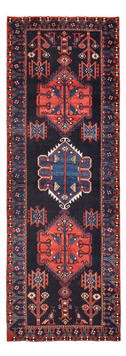 Tapis de couloir Tapis persan - Nomadic - 285 x 102 cm - bleu foncé