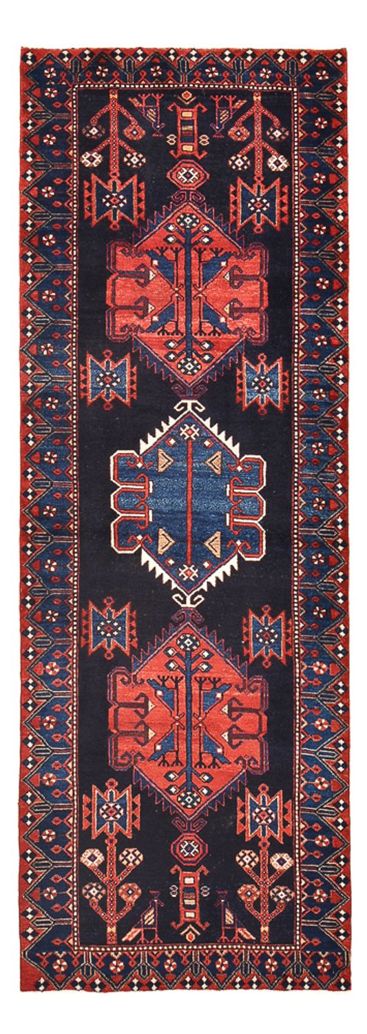 Tapis de couloir Tapis persan - Nomadic - 285 x 102 cm - bleu foncé