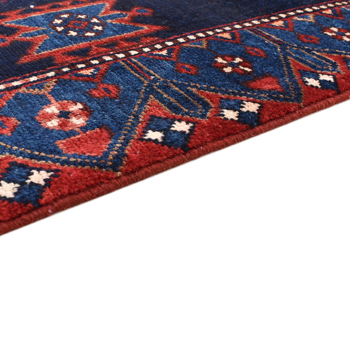 Tapis de couloir Tapis persan - Nomadic - 285 x 102 cm - bleu foncé