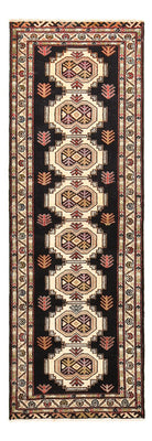 Tapis de couloir Tapis Turkaman - 187 x 63 cm - bleu foncé