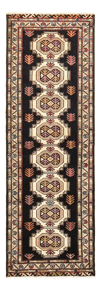 Tapis de couloir Tapis Turkaman - 187 x 63 cm - bleu foncé