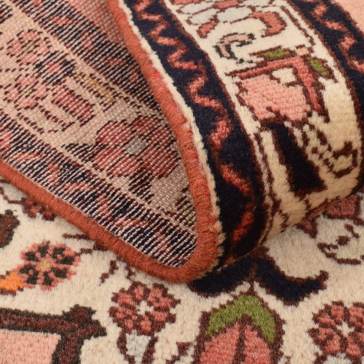 Tapis de couloir Tapis persan - Nomadic - 202 x 76 cm - rouge clair