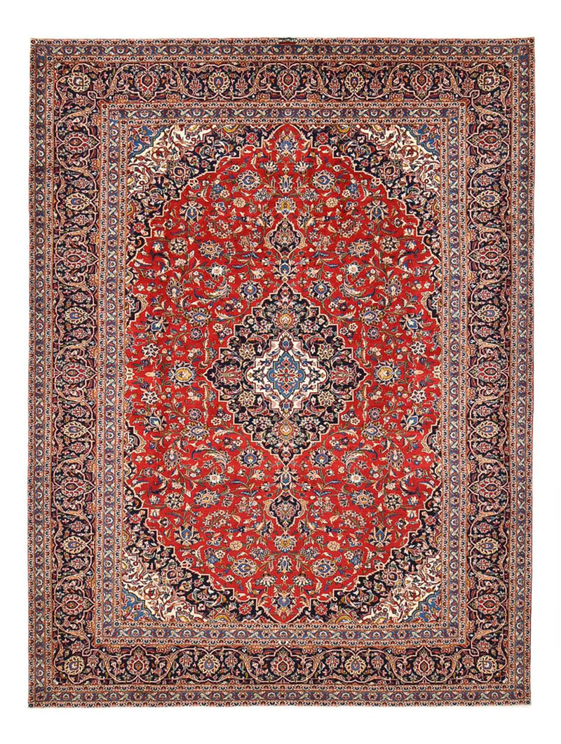 Tapis persan - Keshan - 383 x 273 cm - rouge