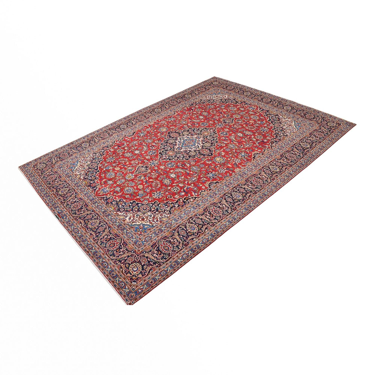 Tapis persan - Keshan - 383 x 273 cm - rouge