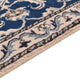Tapis persan - Nain - 138 x 67 cm - bleu foncé