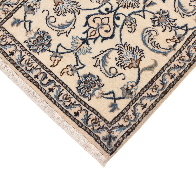 Tapis persan - Nain - 139 x 73 cm - crème