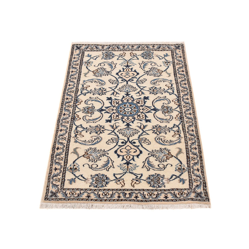 Tapis persan - Nain - 139 x 73 cm - crème