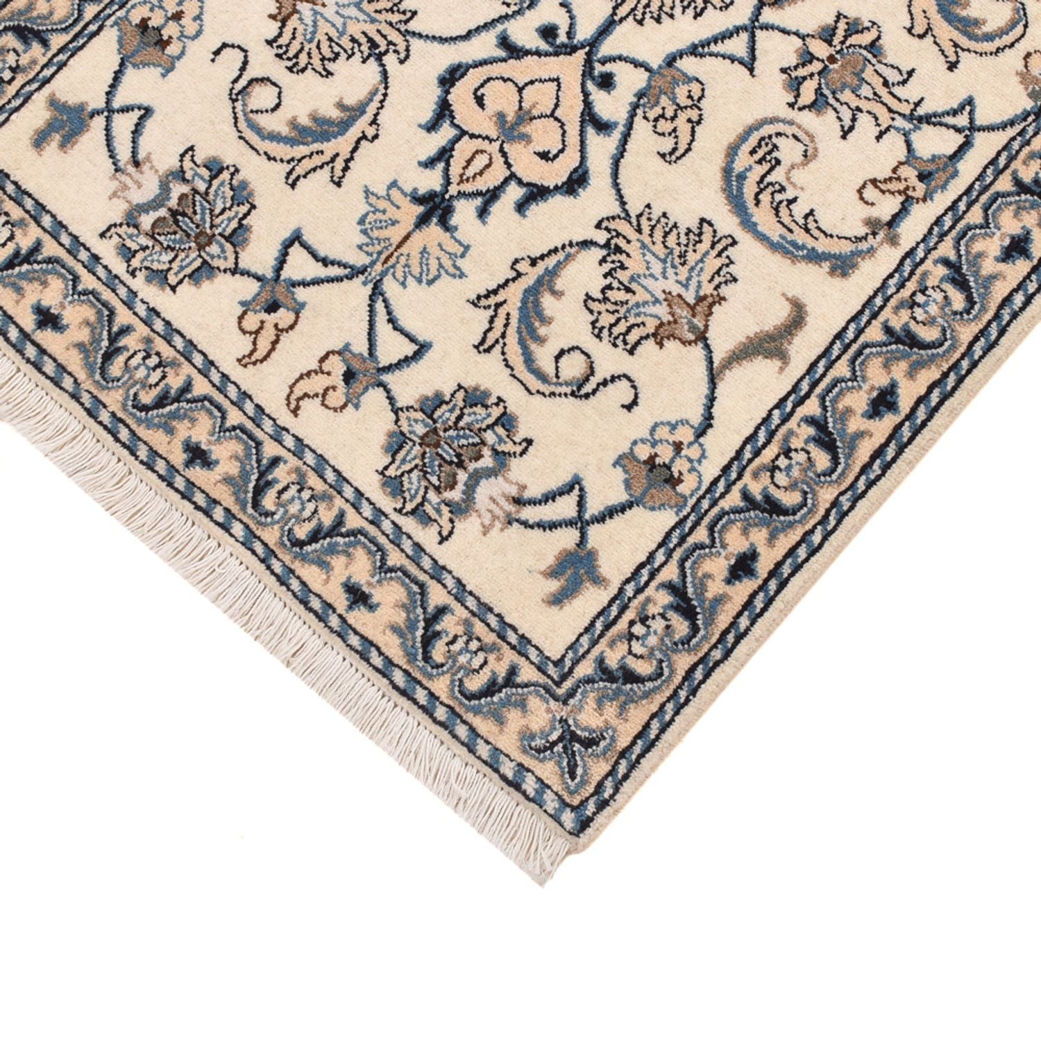 Tapis persan - Nain - 133 x 69 cm - crème