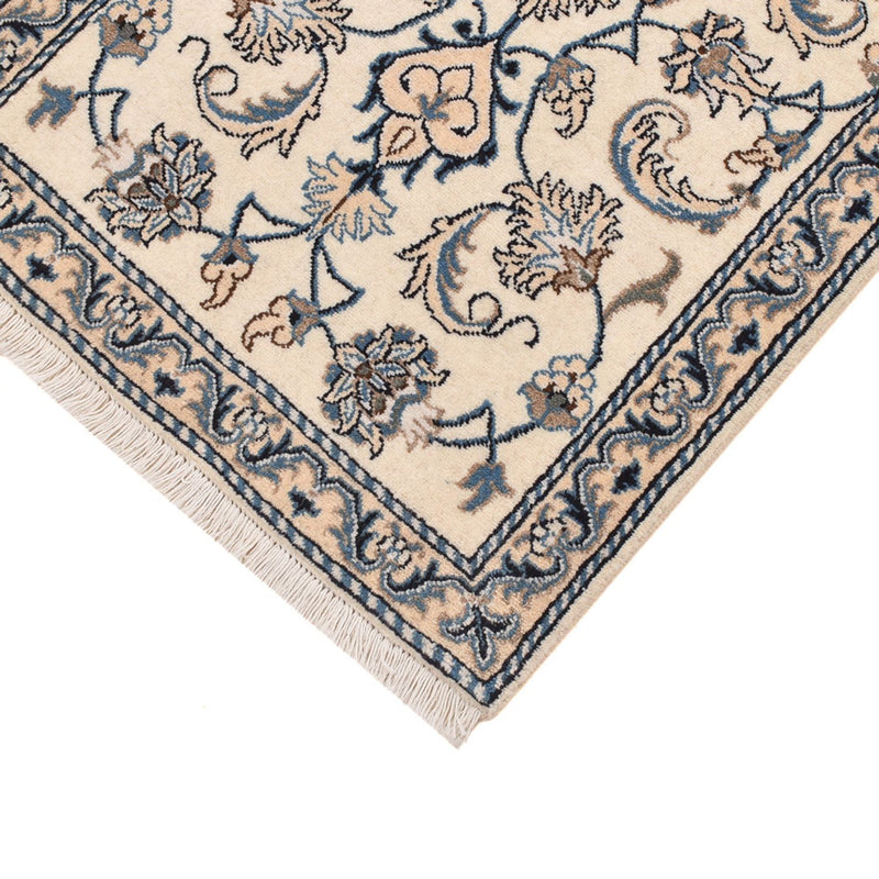 Tapis persan - Nain - 133 x 69 cm - crème