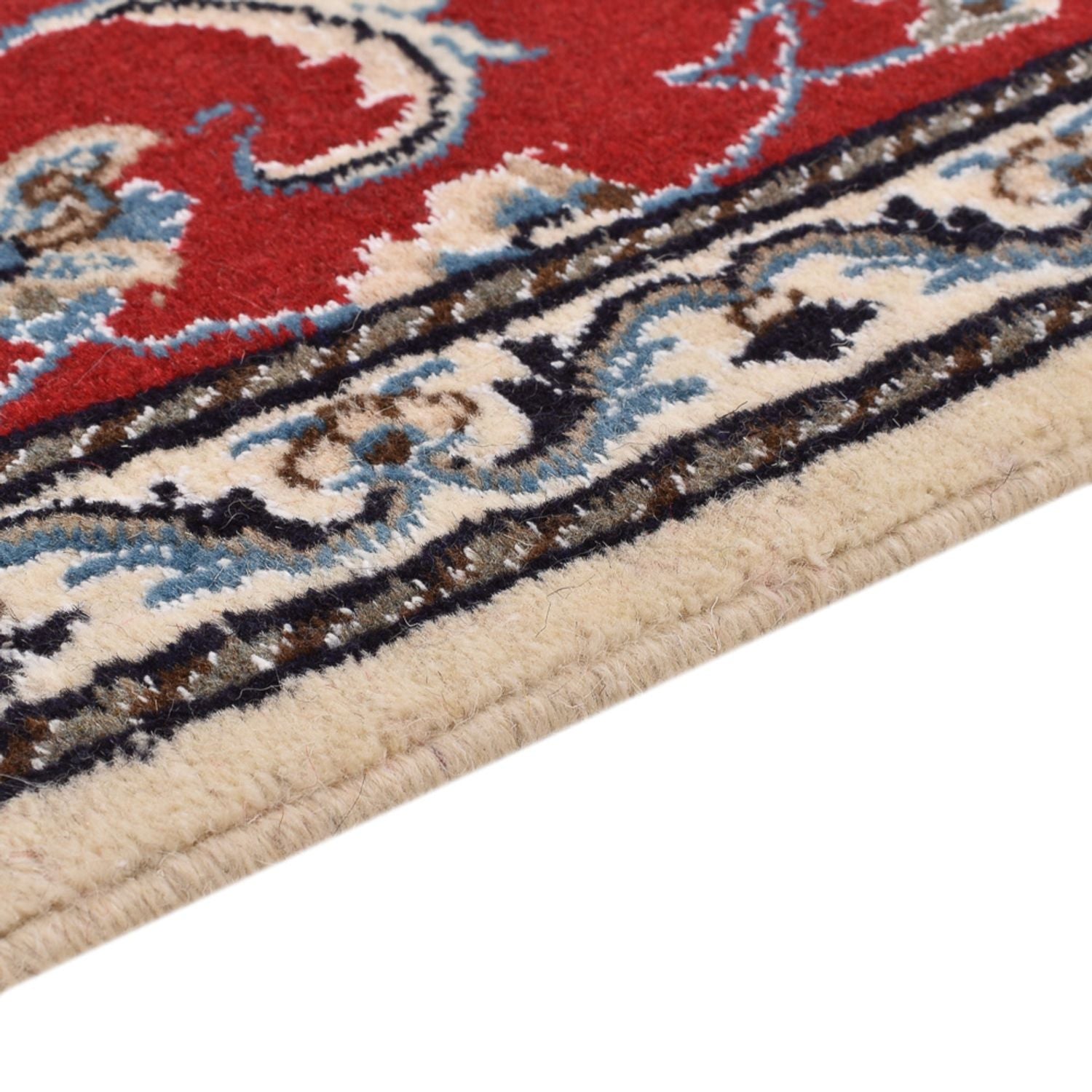 Tapis persan - Nain - 139 x 71 cm - rouge