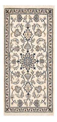 Tapis persan - Nain - 146 x 70 cm - crème
