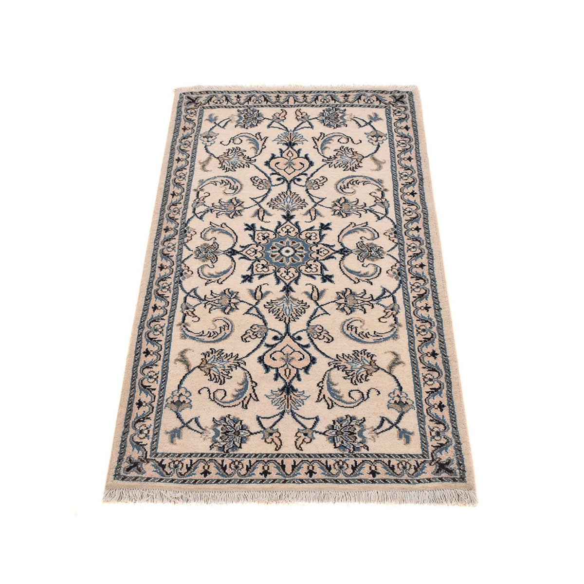 Tapis persan - Nain - 146 x 70 cm - crème