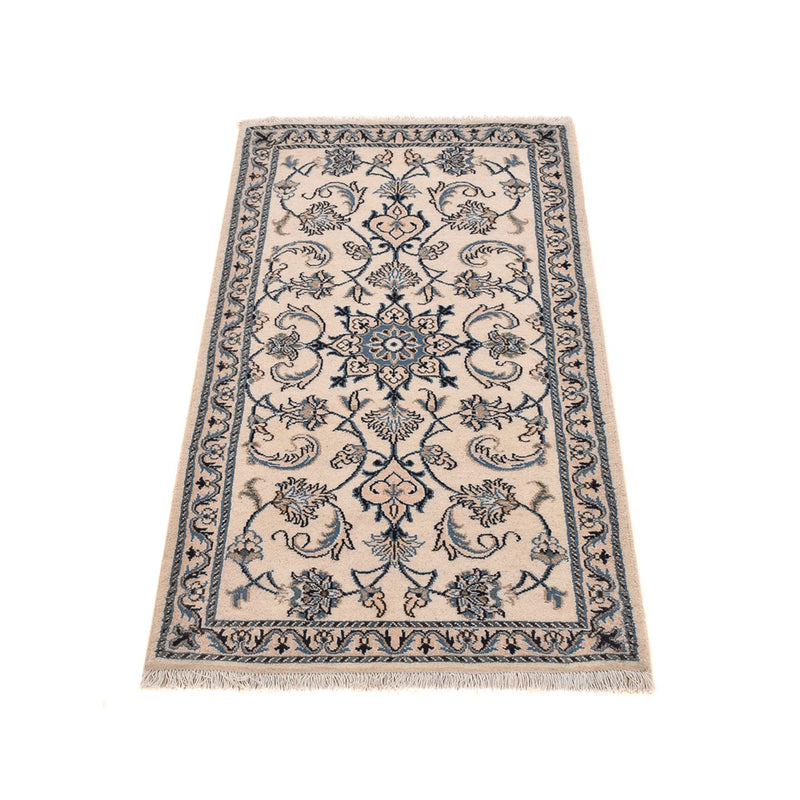 Tapis persan - Nain - 146 x 70 cm - crème