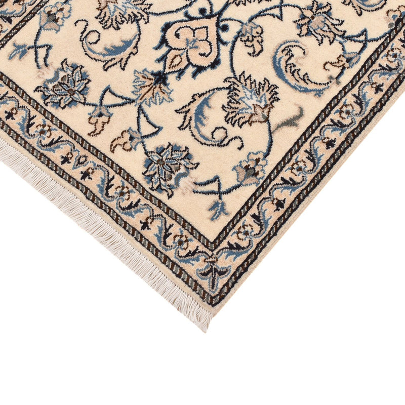 Tapis persan - Nain - 139 x 69 cm - crème