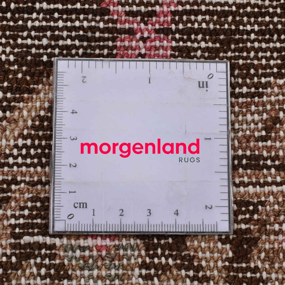 Tapis vintage - 186 x 126 cm - rouge clair