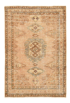Tapis vintage - 158 x 107 cm - beige foncé