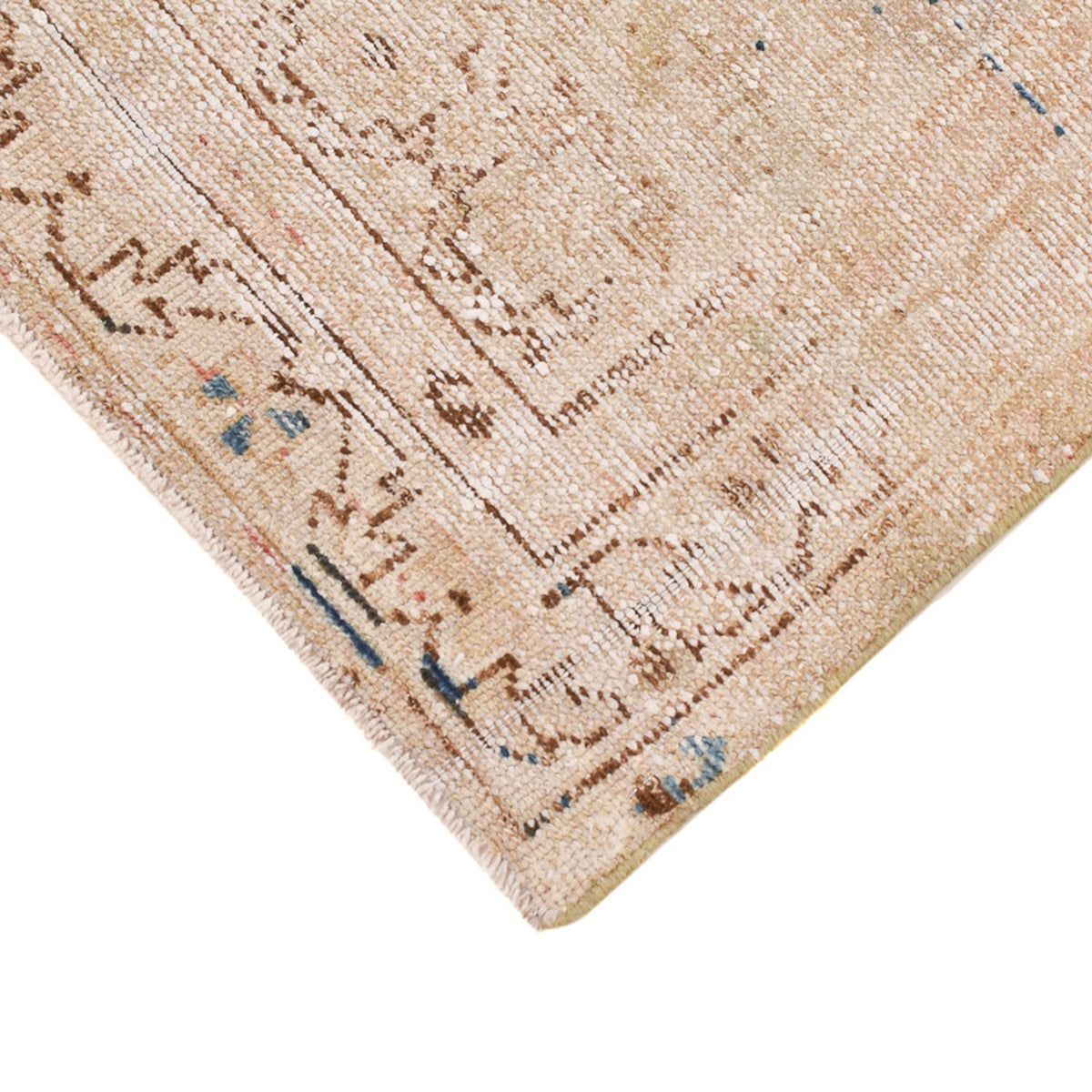 Tapis vintage - 148 x 108 cm - bleu