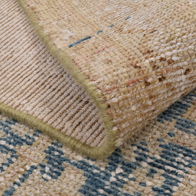 Tapis vintage - 148 x 108 cm - bleu