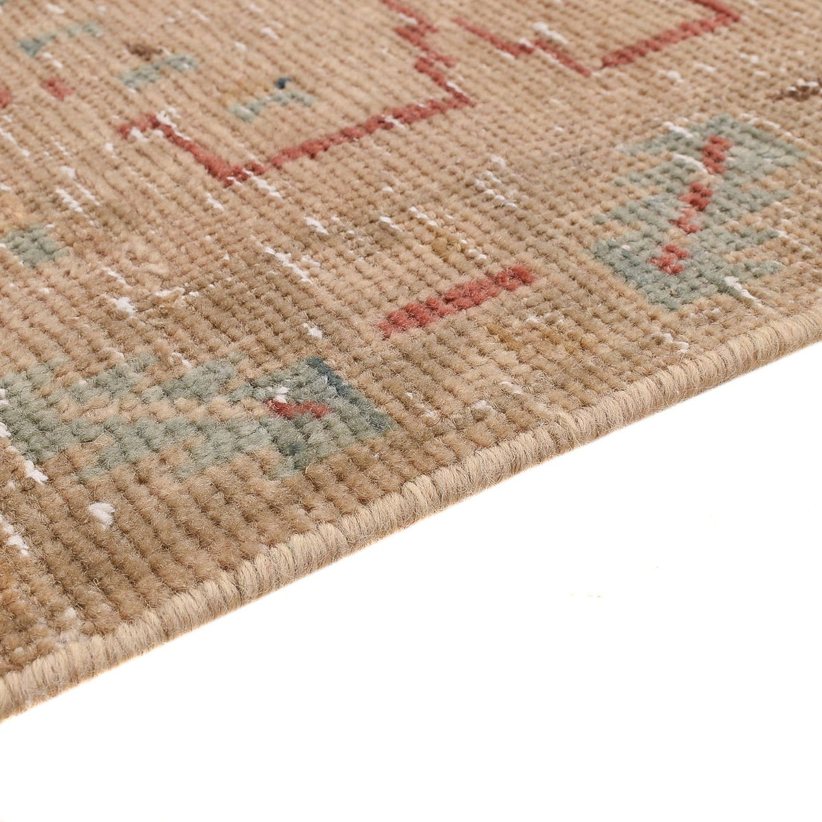 Tapis vintage - 152 x 103 cm - beige foncé