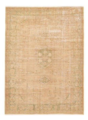Tapis vintage - 206 x 145 cm - beige foncé