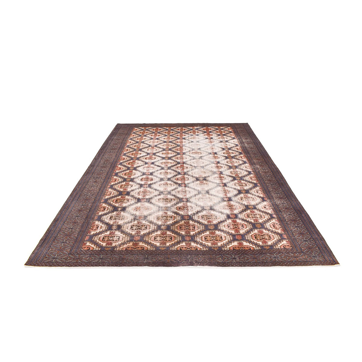 Tapis vintage - 385 x 283 cm - rouille