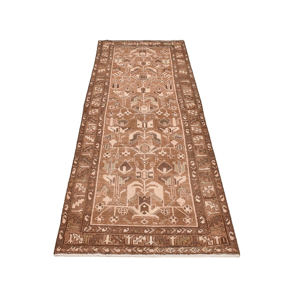 Tapis de couloir Tapis vintage - 297 x 104 cm - beige foncé