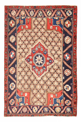 Tapis persan - Nomadic - 146 x 97 cm - multicolore