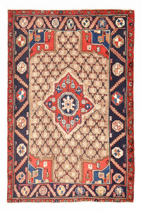 Tapis persan - Nomadic - 146 x 97 cm - multicolore