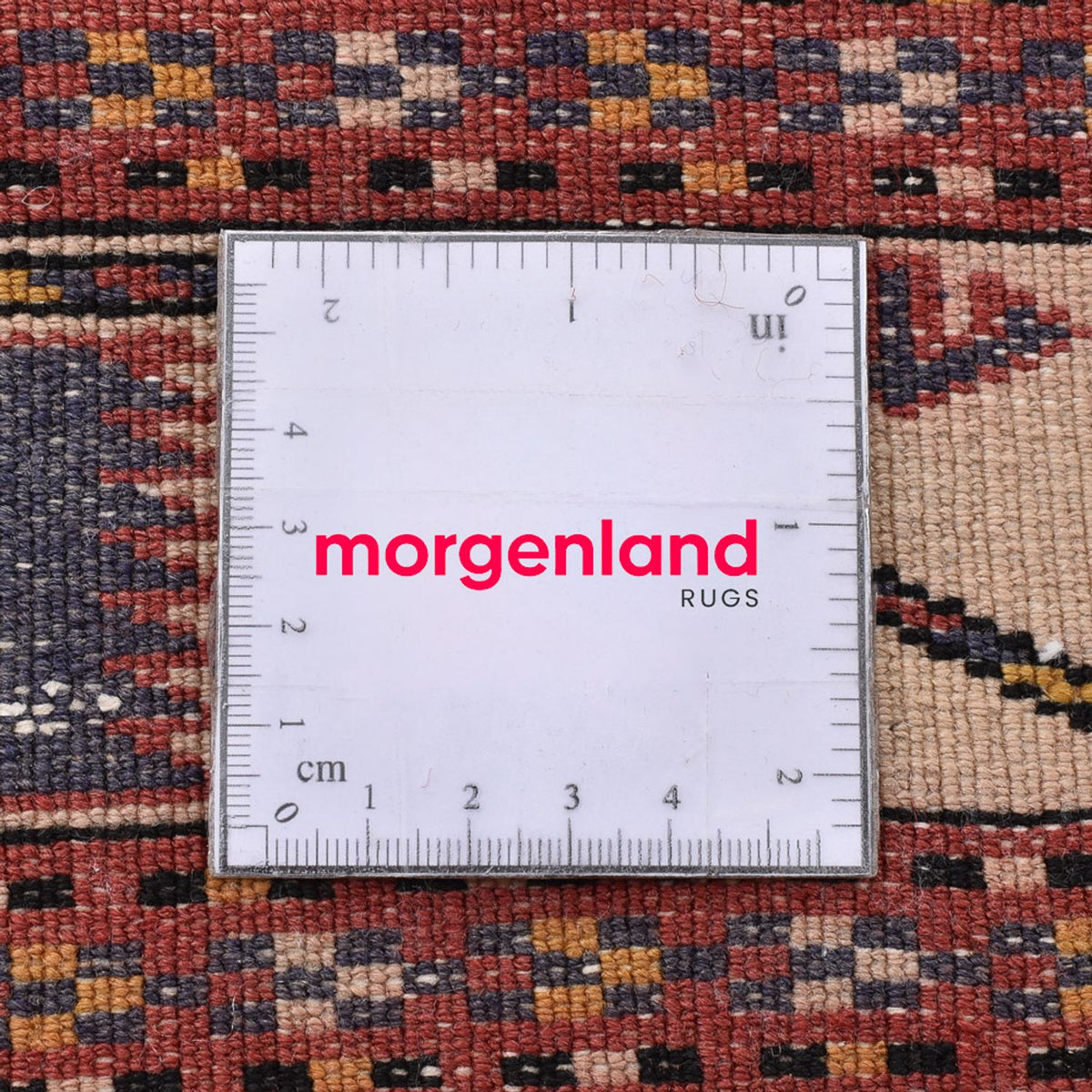 Tapis Turkaman - 120 x 92 cm - rouge clair