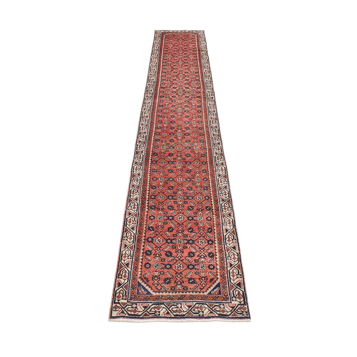 Tapis de couloir Tapis persan - Nomadic - 480 x 71 cm - rouge
