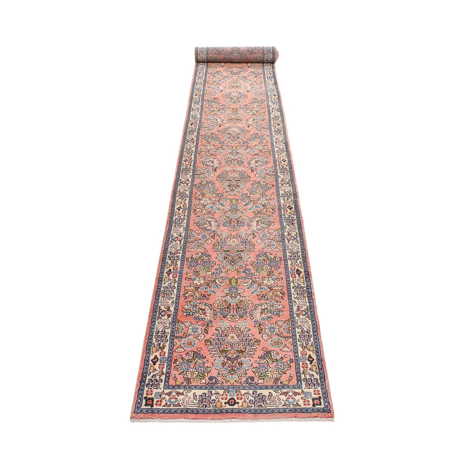 Tapis de couloir Tapis persan - Classique - 600 x 79 cm - rouge clair