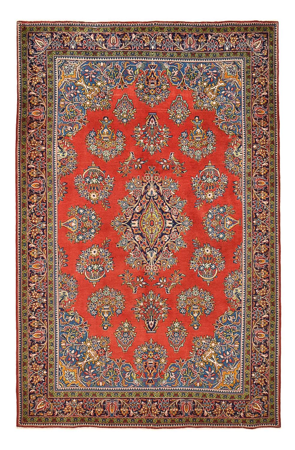 Tapis persan - Royal - 333 x 218 cm - rouge
