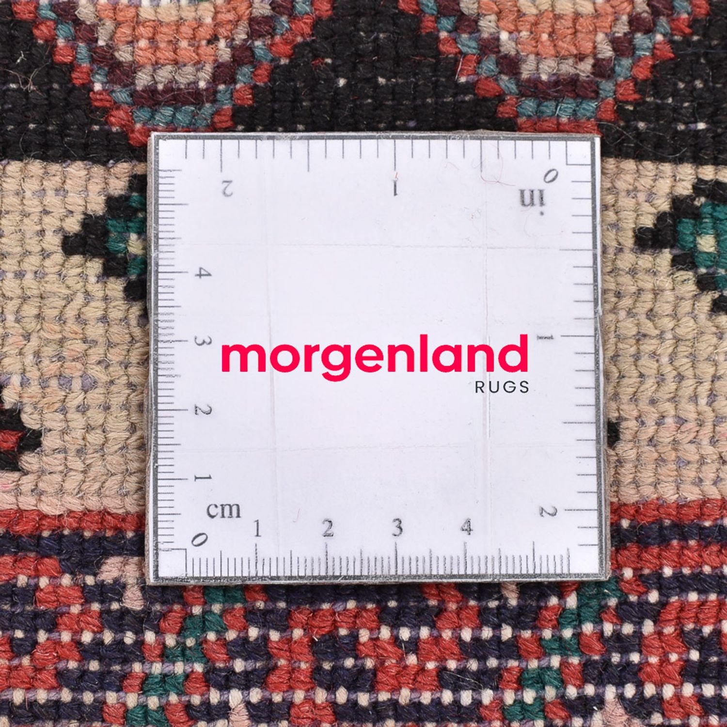 Tapis persan - Nomadic carré  - 118 x 101 cm - multicolore