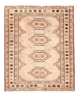 Tapis Turkaman - 78 x 64 cm - rose