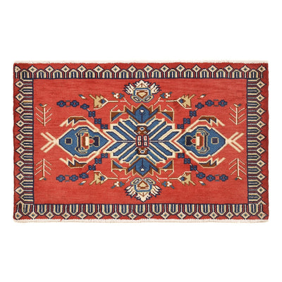 Tapis persan - Nomadic - 93 x 57 cm - rouge