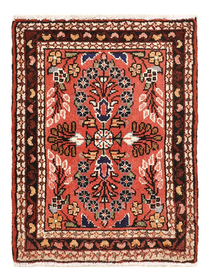 Tapis persan - Nomadic - 62 x 47 cm - rouge clair