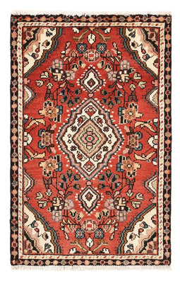 Tapis persan - Nomadic - 89 x 58 cm - rouge