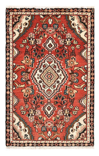 Tapis persan - Nomadic - 89 x 58 cm - rouge