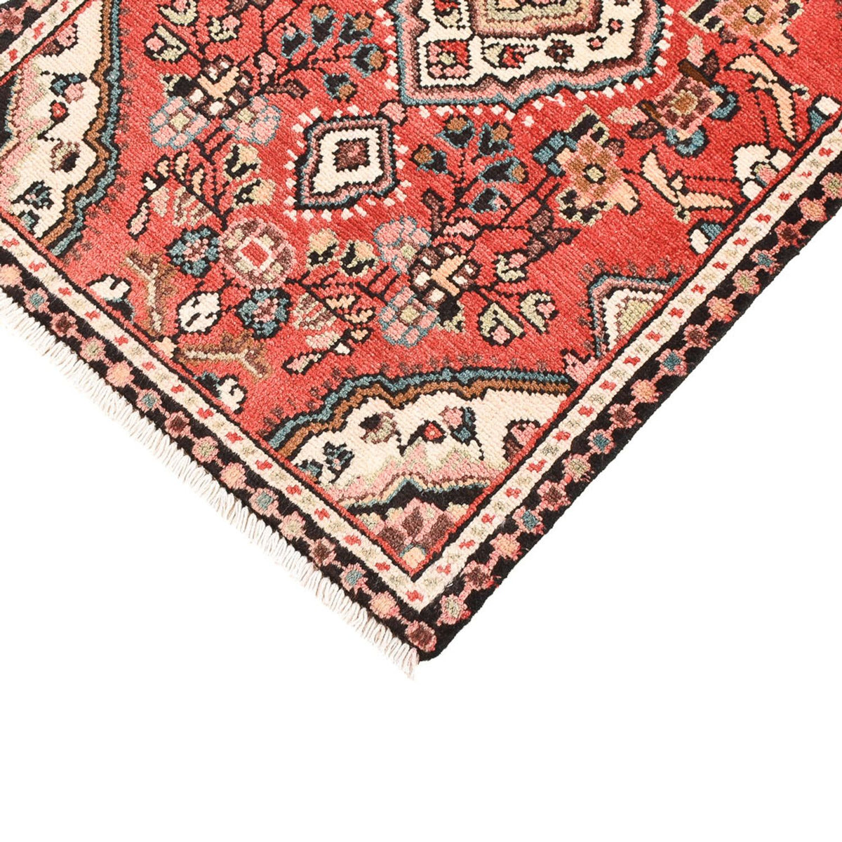 Tapis persan - Nomadic - 89 x 58 cm - rouge