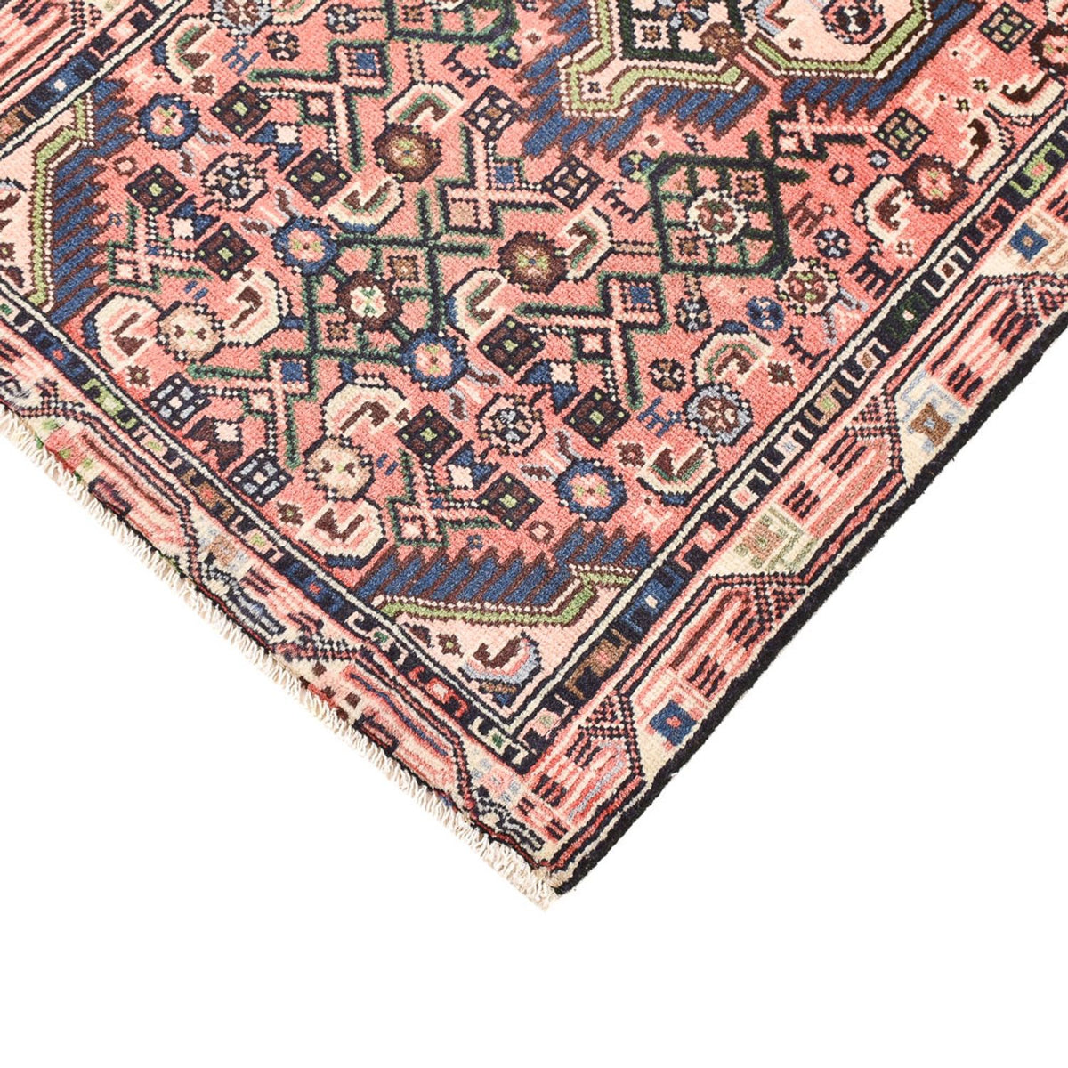 Tapis persan - Nomadic - 93 x 53 cm - rouge clair