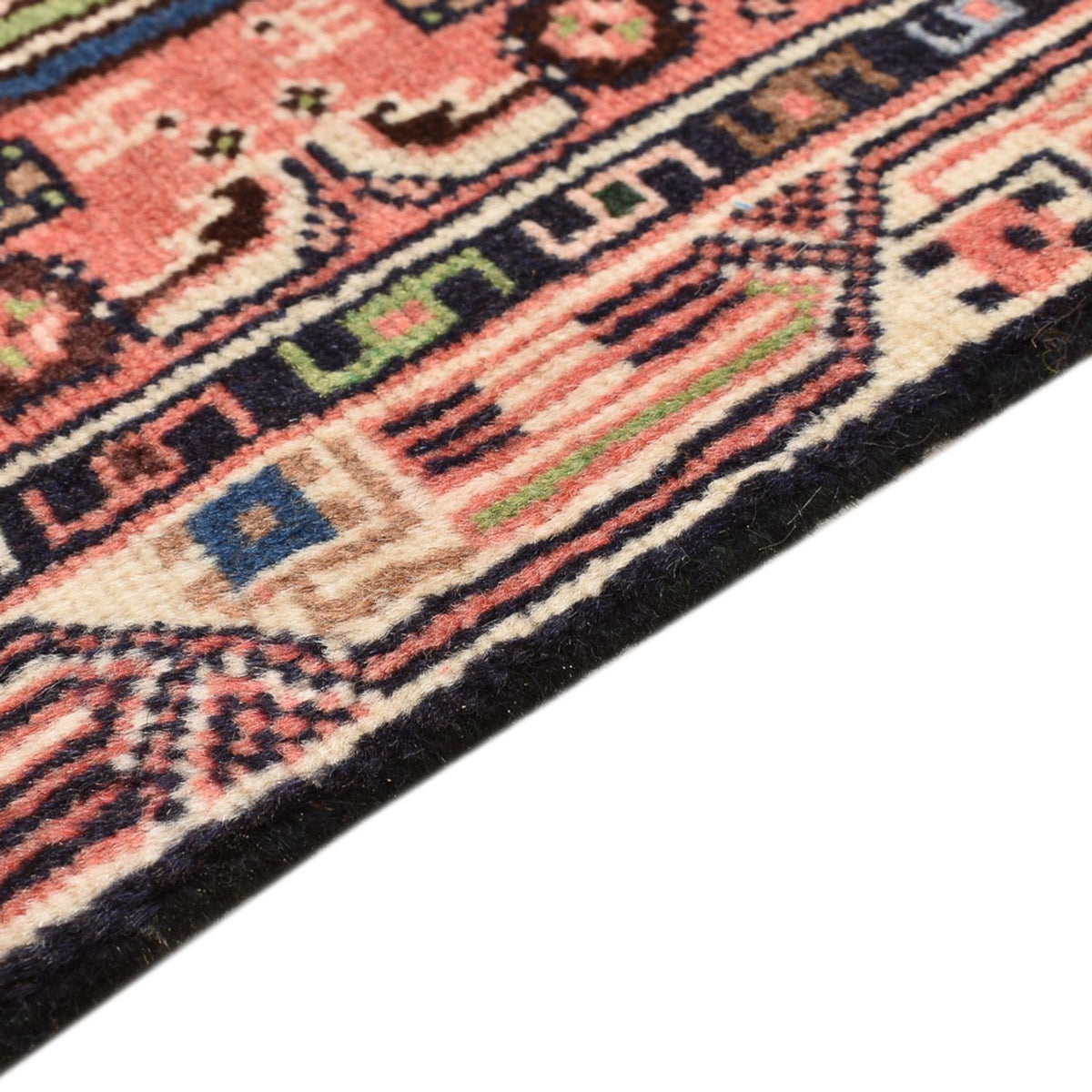 Tapis persan - Nomadic - 93 x 53 cm - rouge clair