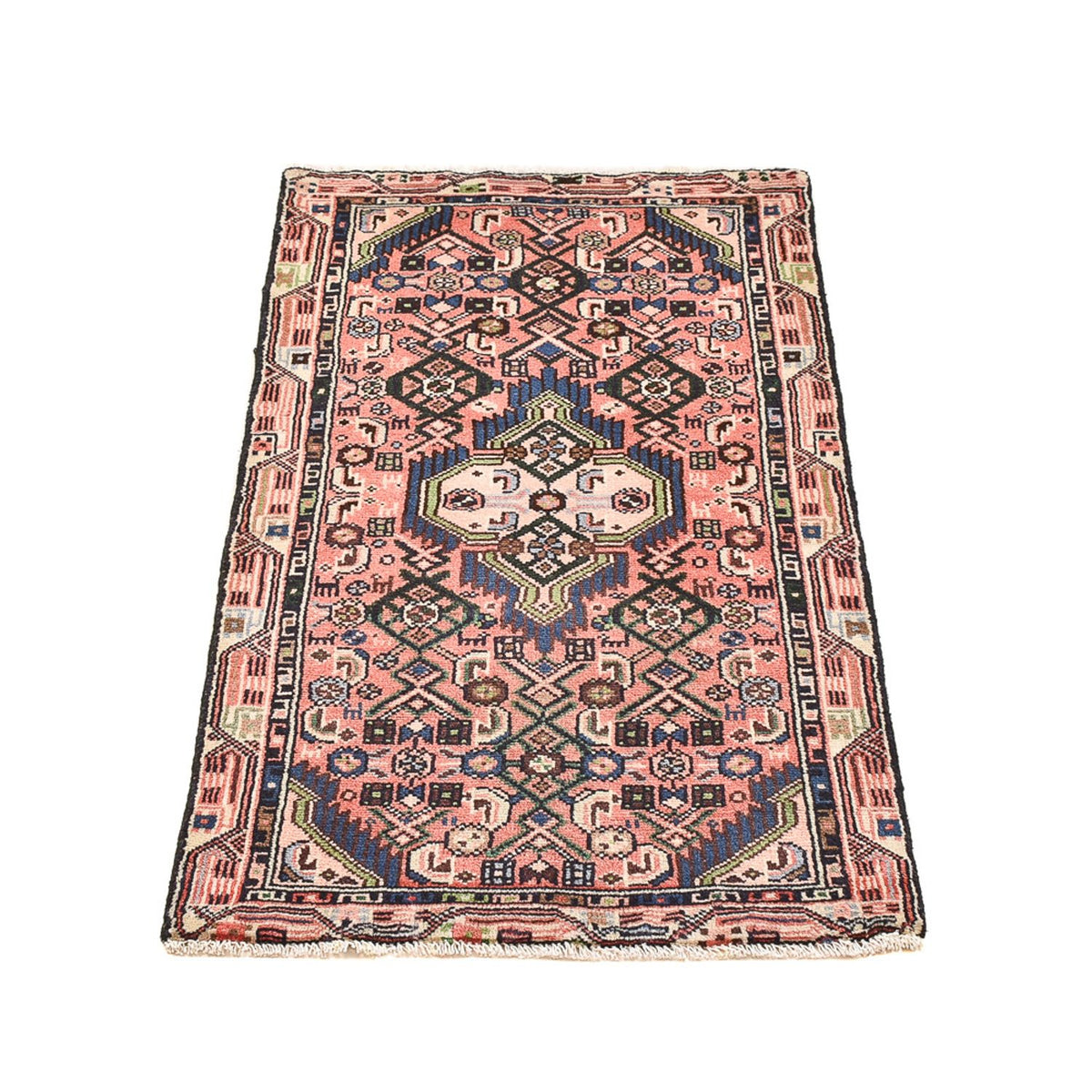 Tapis persan - Nomadic - 93 x 53 cm - rouge clair
