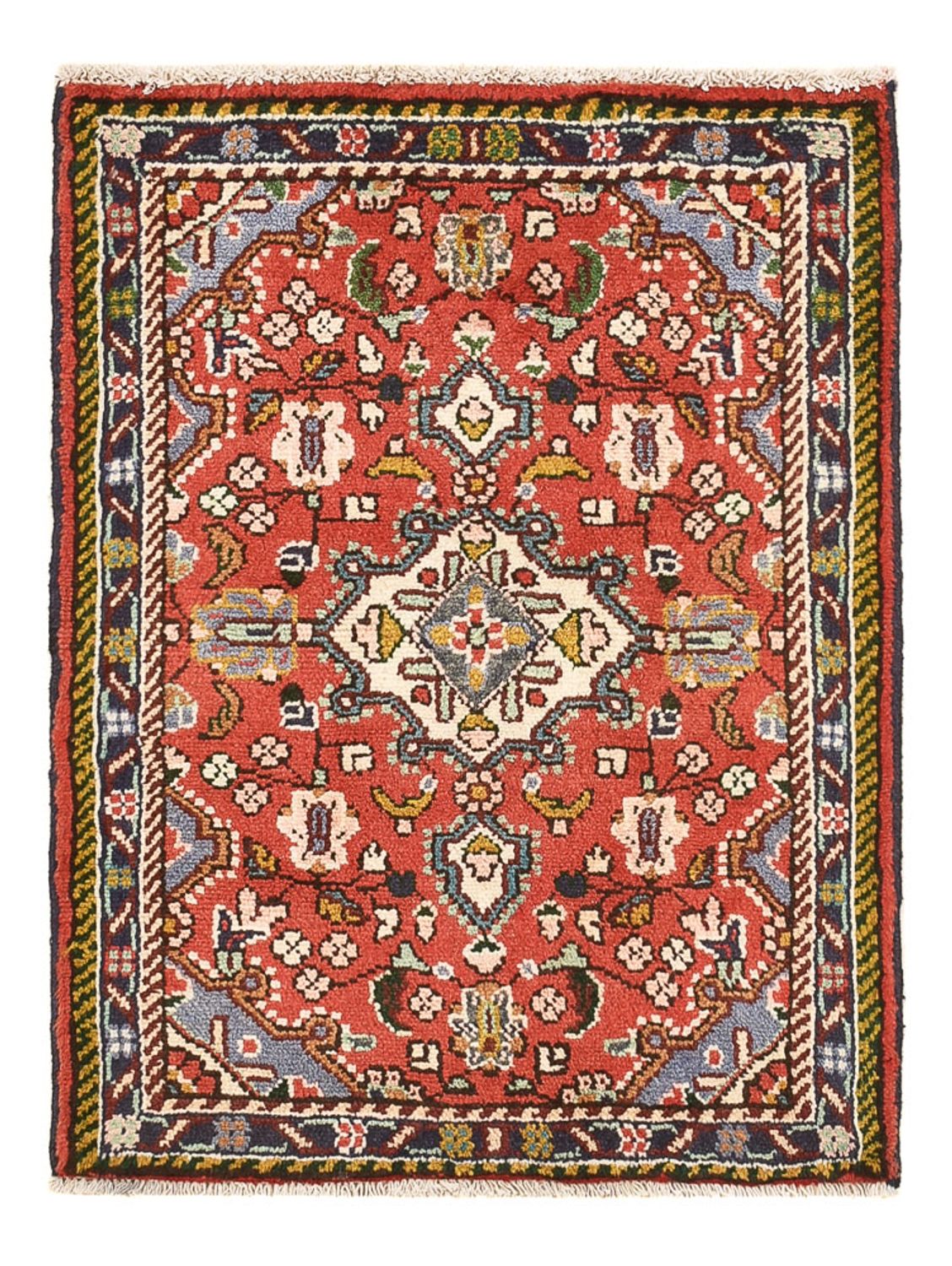 Tapis persan - Nomadic - 75 x 57 cm - rouge
