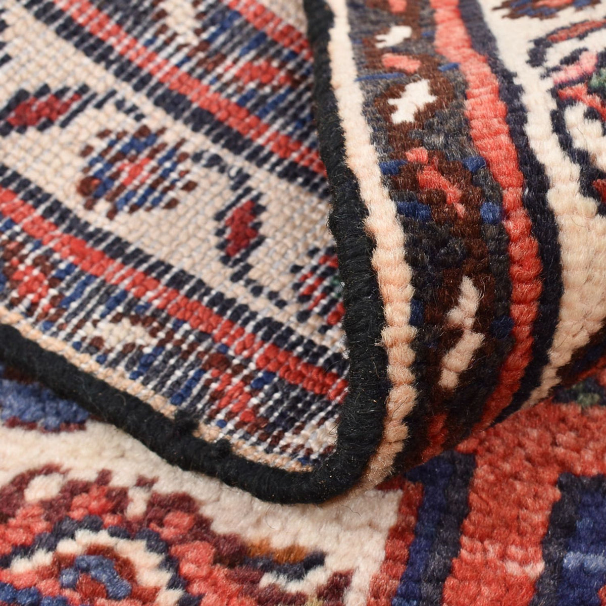 Tapis persan - Nomadic - 92 x 68 cm - rouge clair