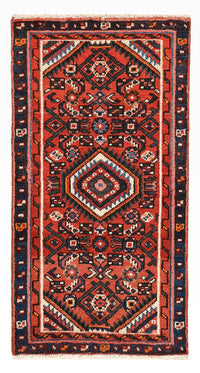 Tapis persan - Nomadic - 93 x 49 cm - rouge foncé